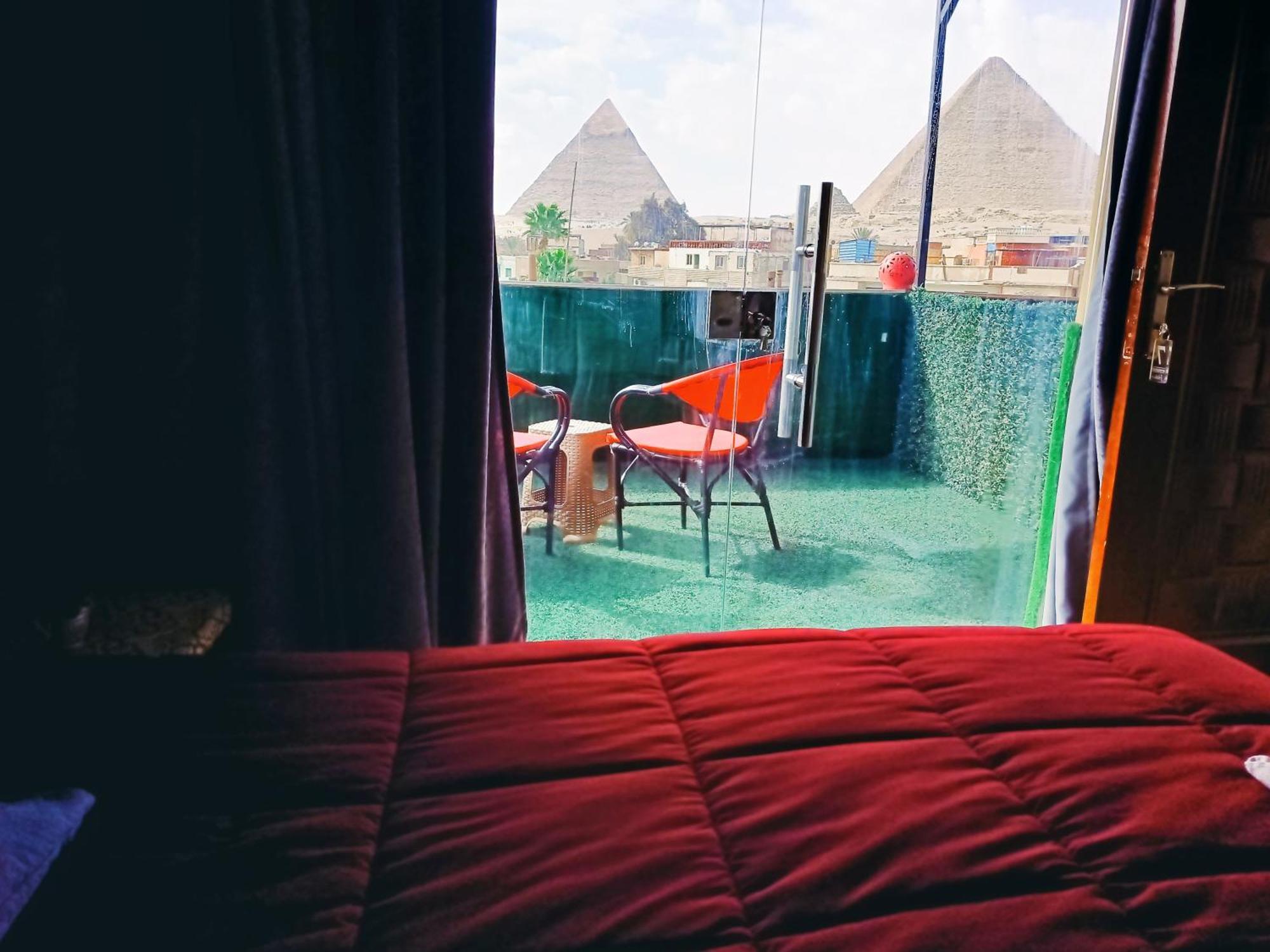 Magic Golden Pyramids View Hotel Kafrat al Jabal ภายนอก รูปภาพ