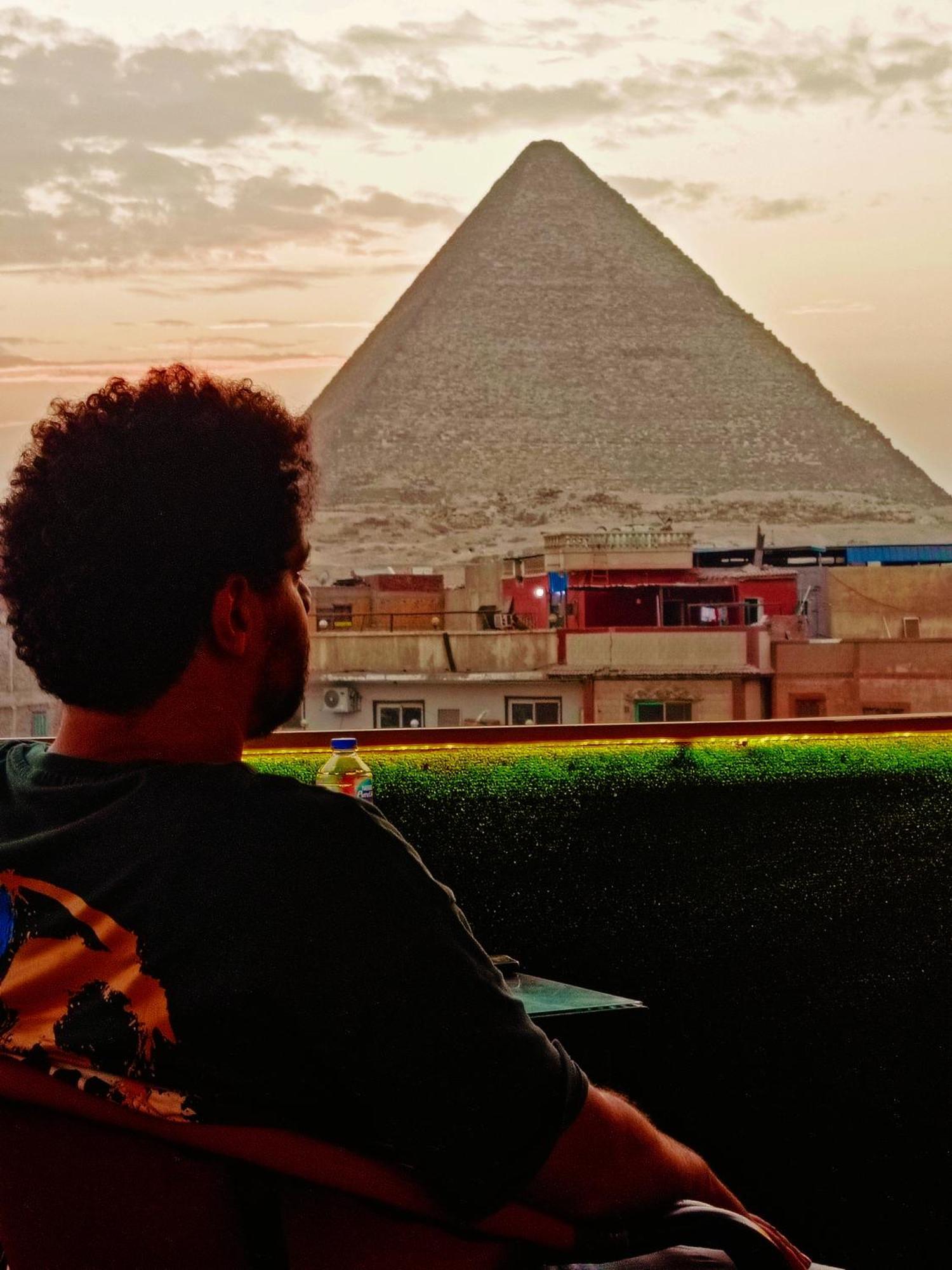 Magic Golden Pyramids View Hotel Kafrat al Jabal ภายนอก รูปภาพ