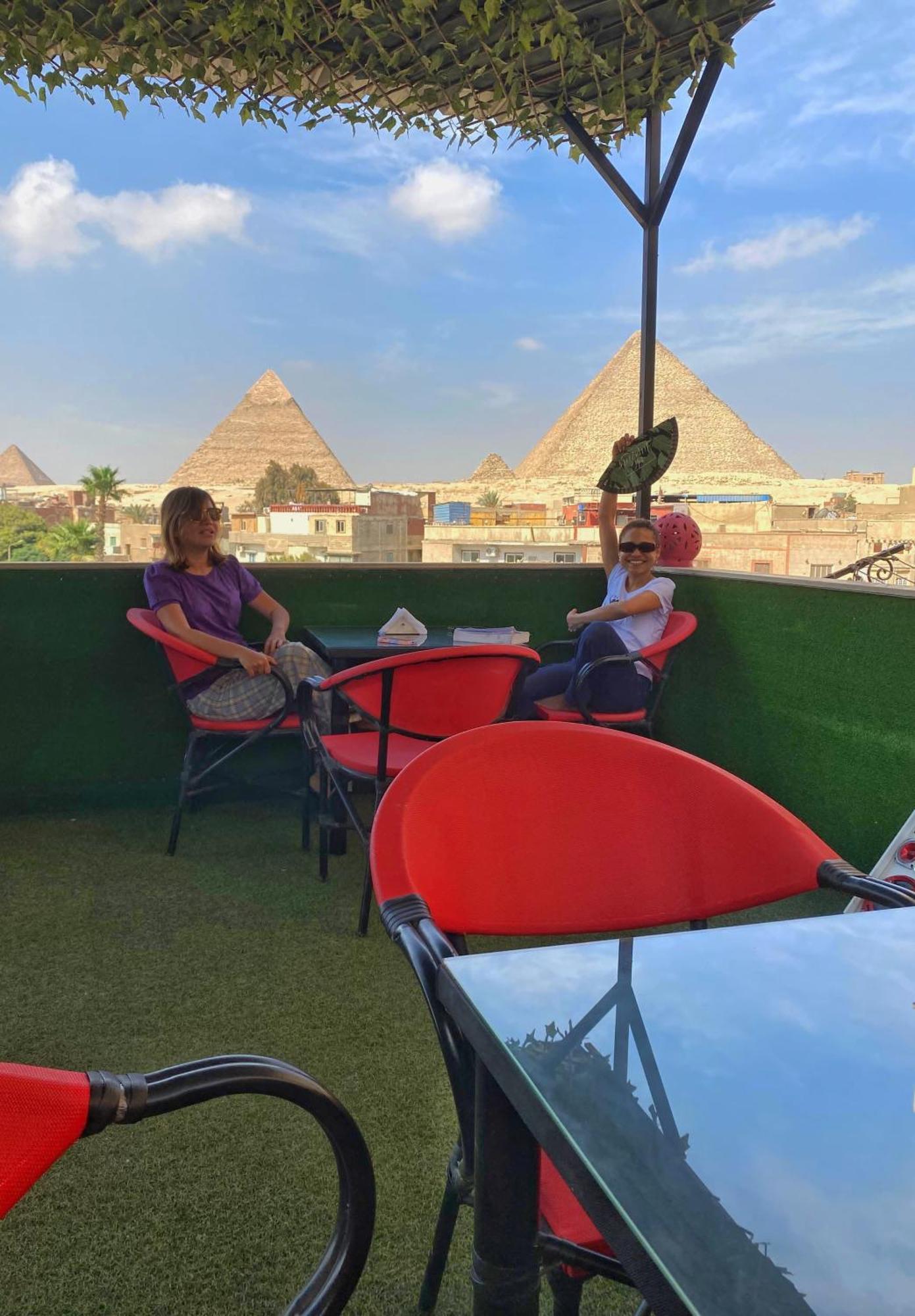 Magic Golden Pyramids View Hotel Kafrat al Jabal ภายนอก รูปภาพ