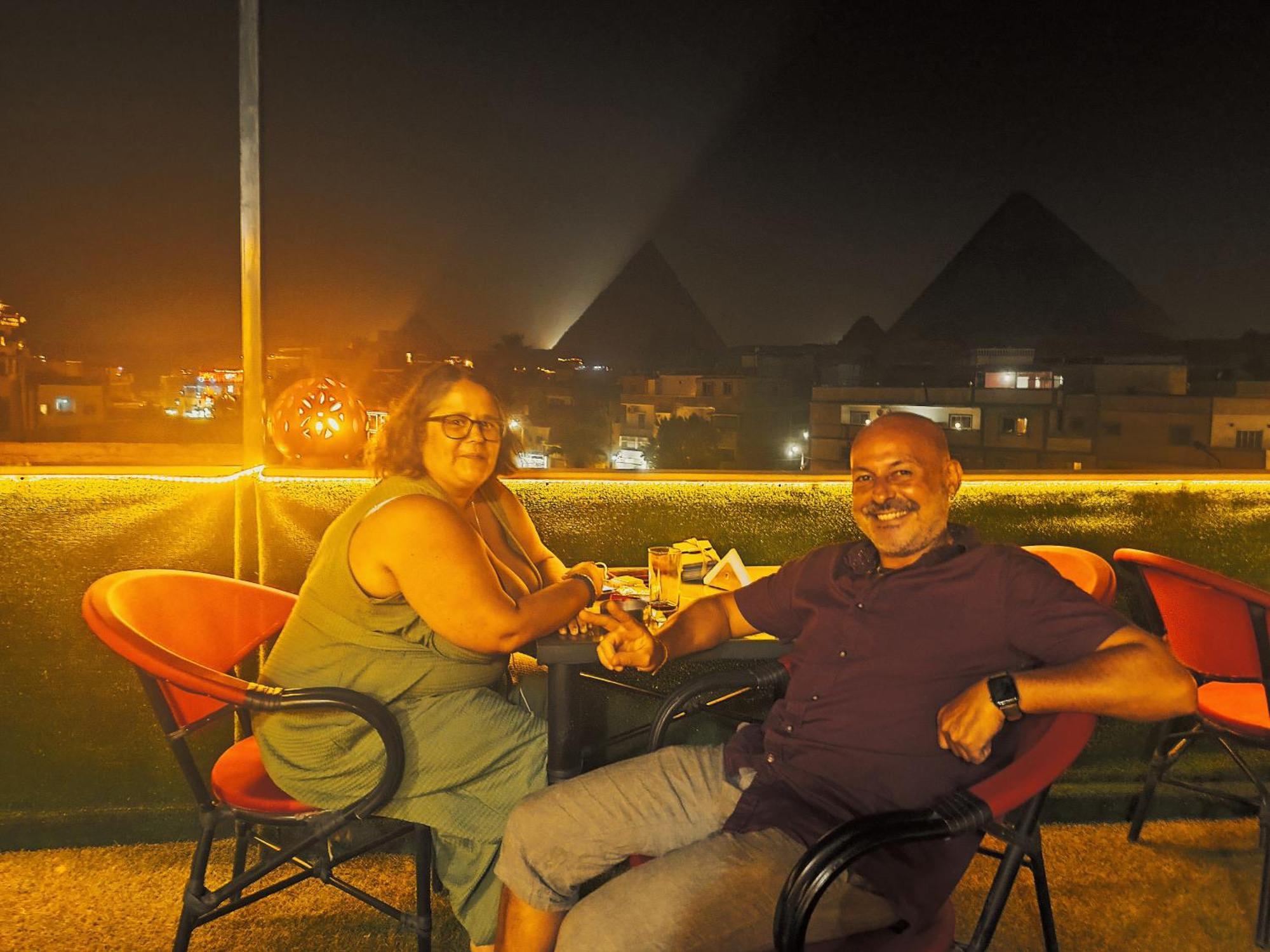 Magic Golden Pyramids View Hotel Kafrat al Jabal ภายนอก รูปภาพ